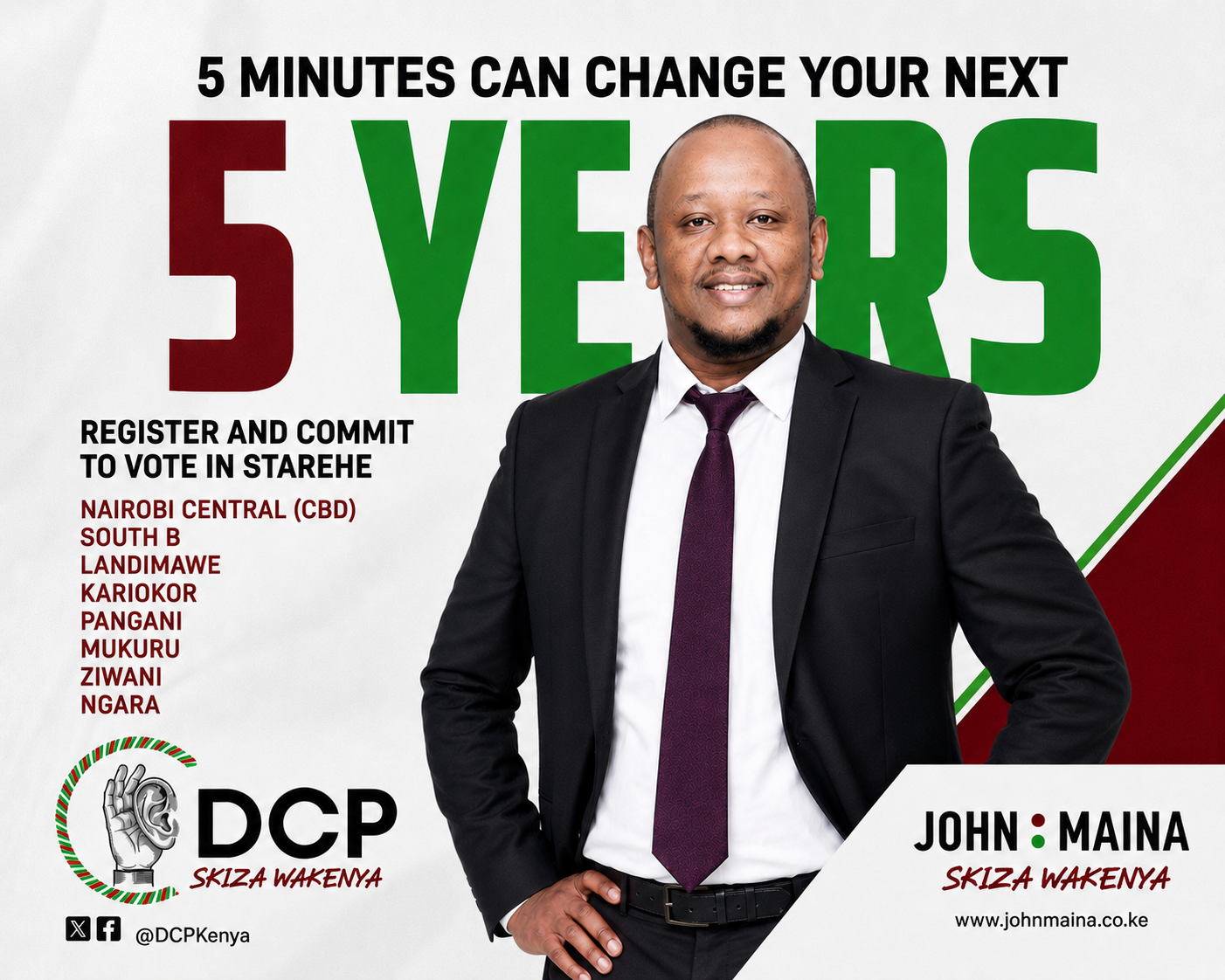 John Maina — son of Starehe